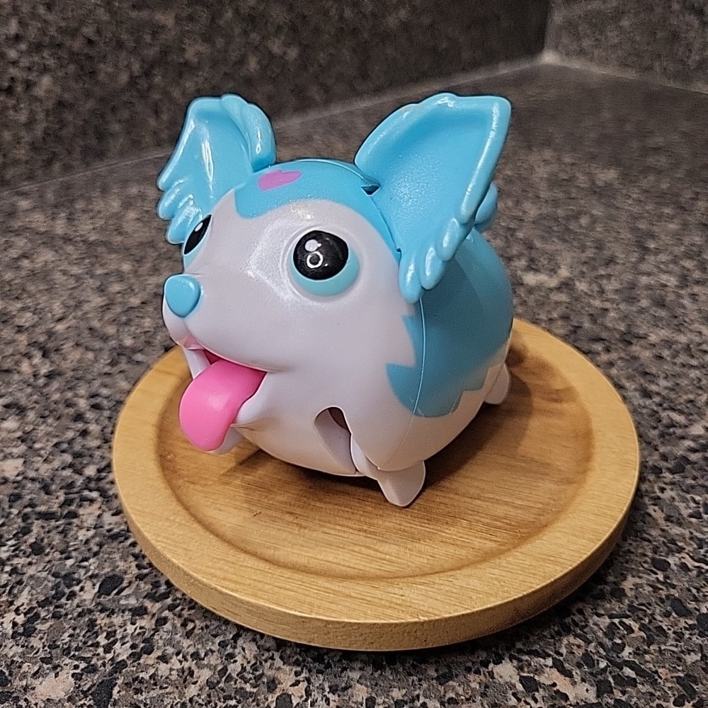 SUPER RARE! SKY BLUE Papillon Dog Chubby‎ Puppies & Friends Toys WORKS